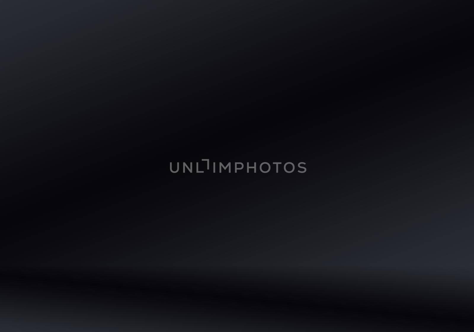 Abstract luxury blur dark grey and black gradient, used as background studio wall for display your products