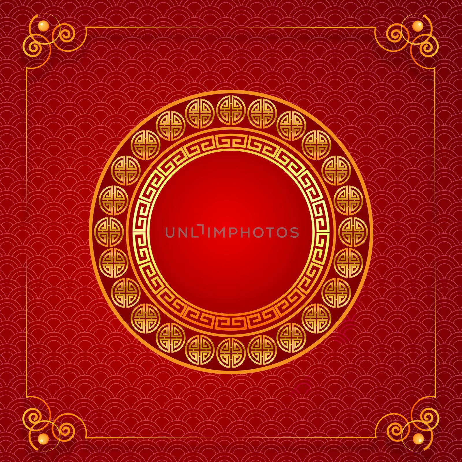 Happy Chinese new year card. Chinese mean Happy New Year, wealthy, Zodiac sign for greetings card, flyers, invitation, posters, brochure, banners, calendar. by thanumporn