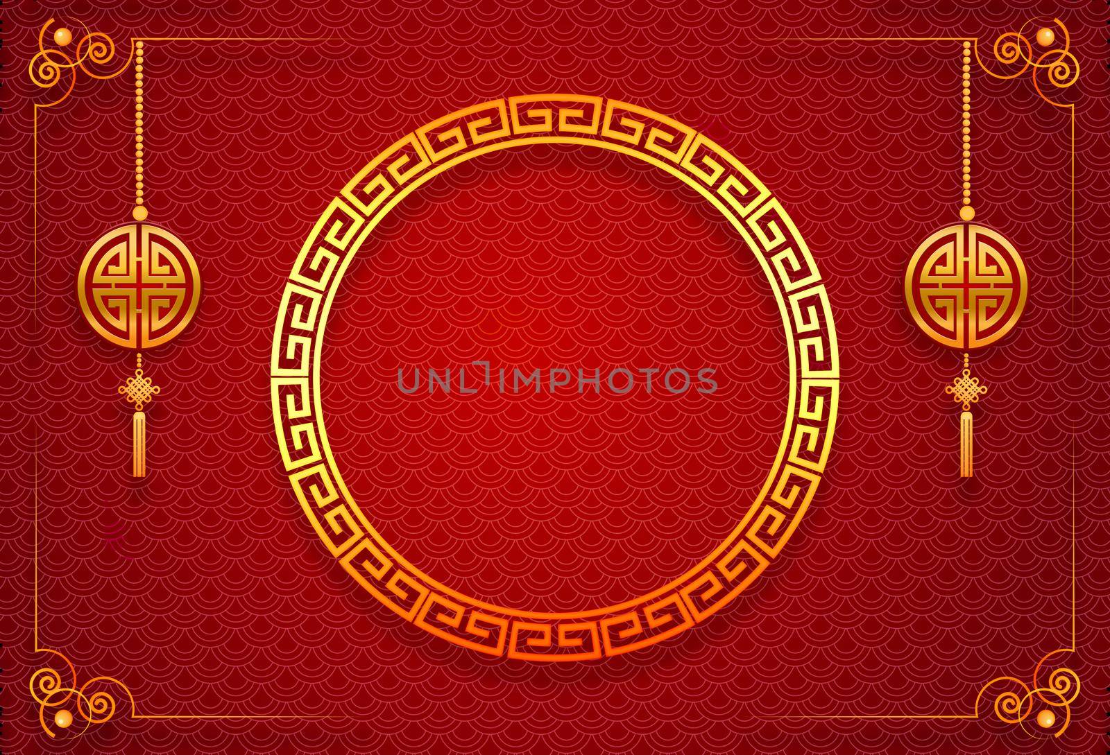 Happy Chinese new year card. Red background with traditional asian . Chinese mean Happy New Year, wealthy, Zodiac sign for greetings card, flyers, invitation, posters, brochure, banners, calendar.