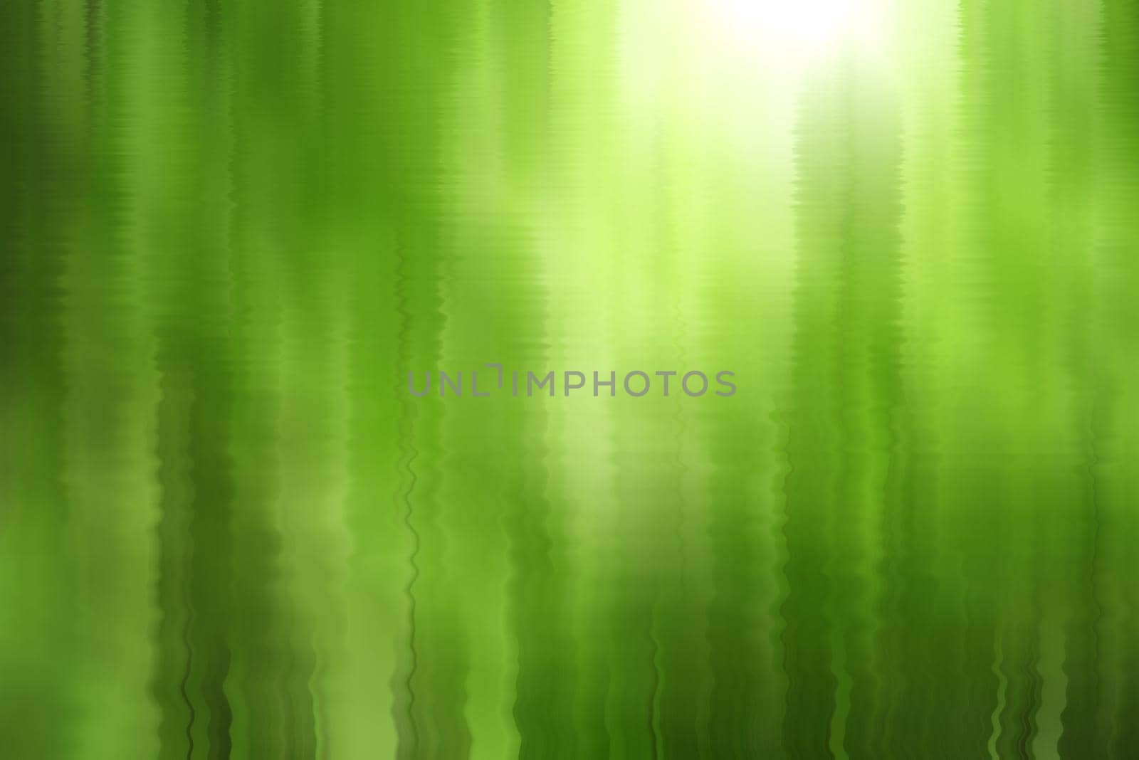 image of water surface on blurred green background. Nature background. copy space. by thanumporn