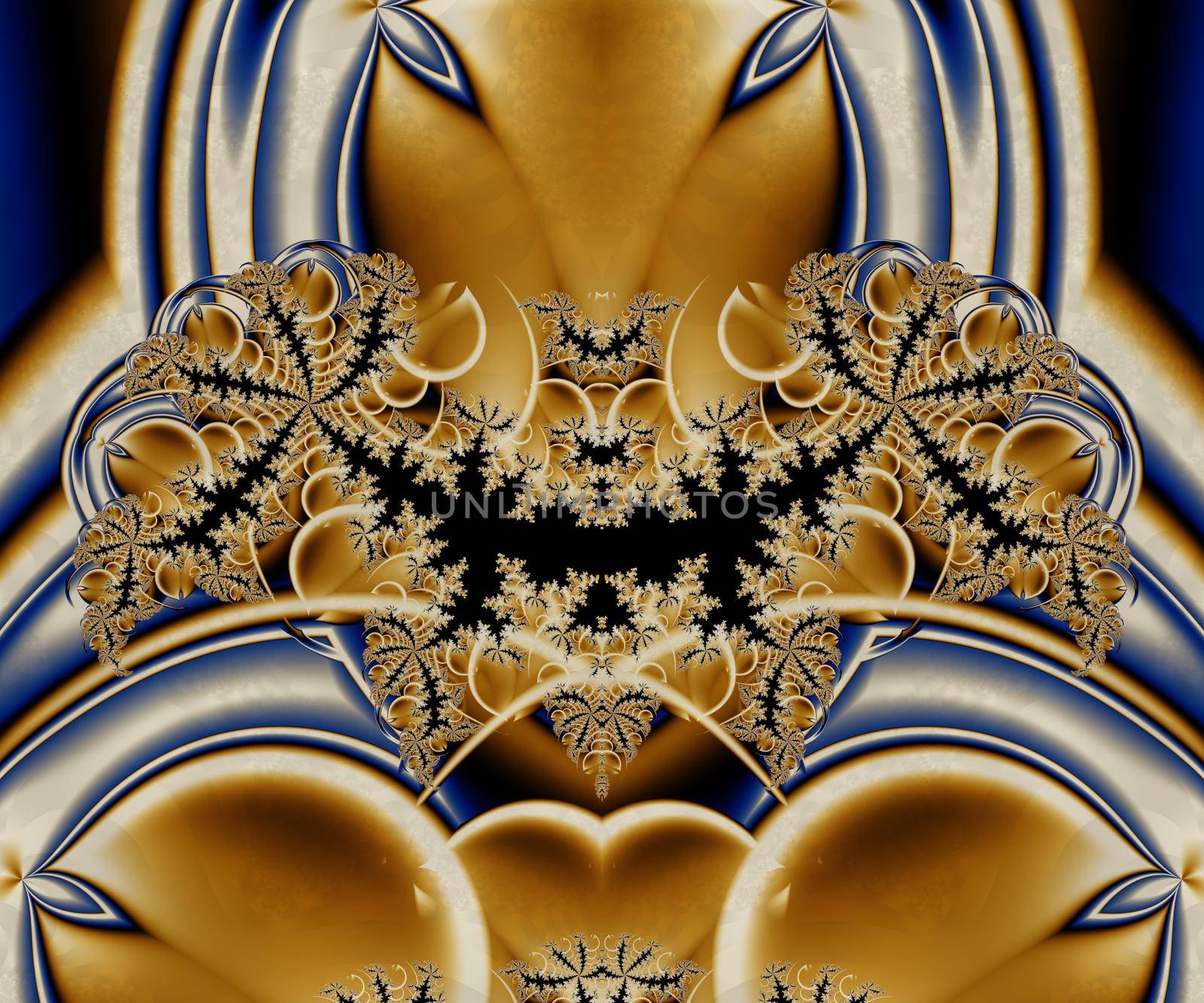 Computer generated abstract colorful fractal artwork by stocklady