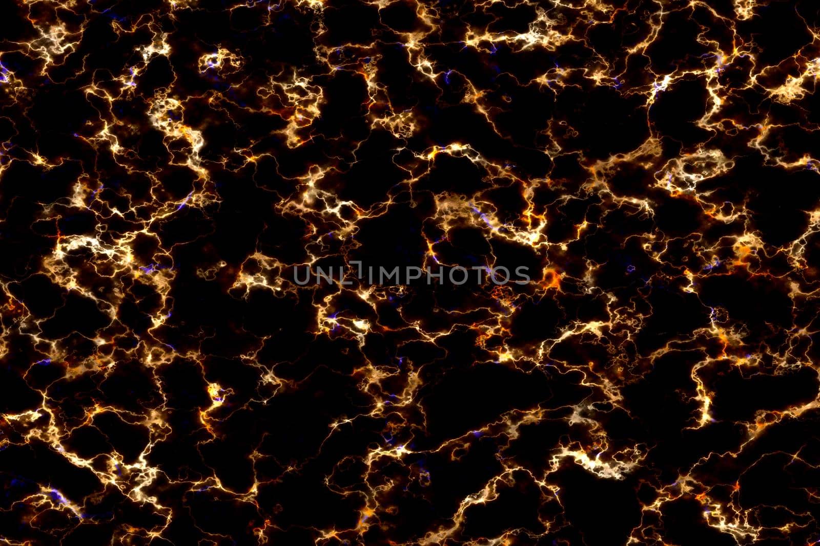 thunderbolt gold glow mineral texture on dark marble by Darkfox