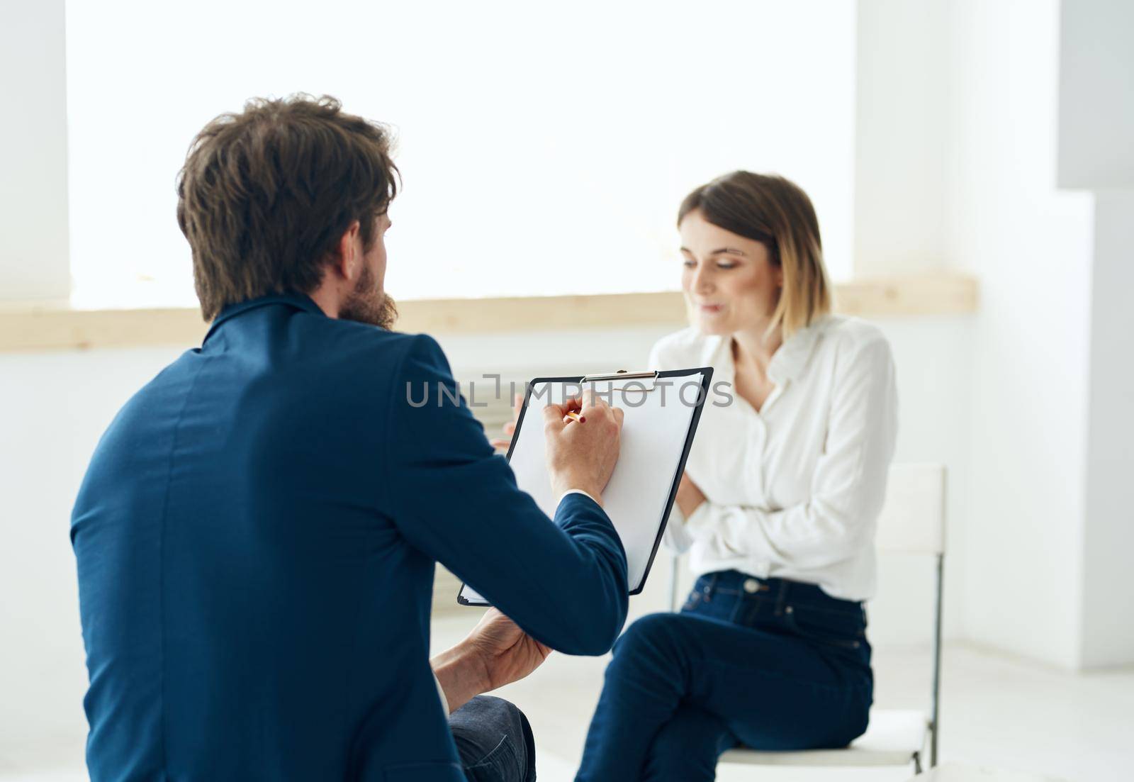 Man and woman communication consultation psychology therapy by SHOTPRIME