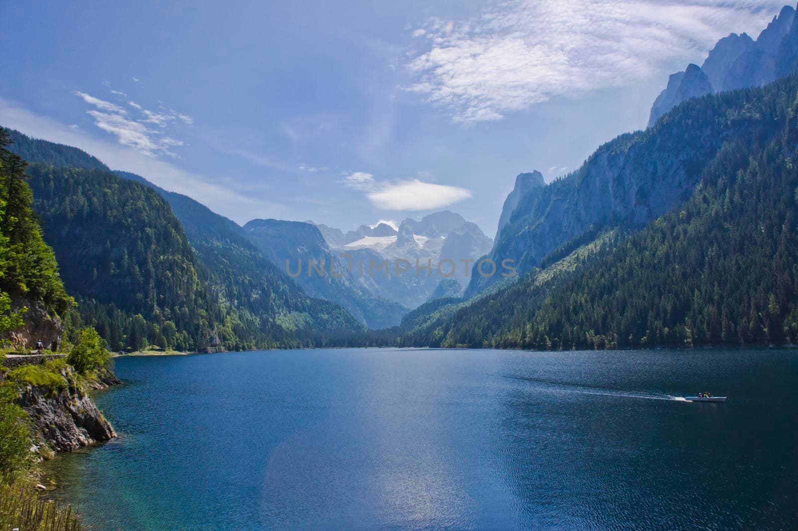 Gosau in Alps, Lake view, Austria, Europe