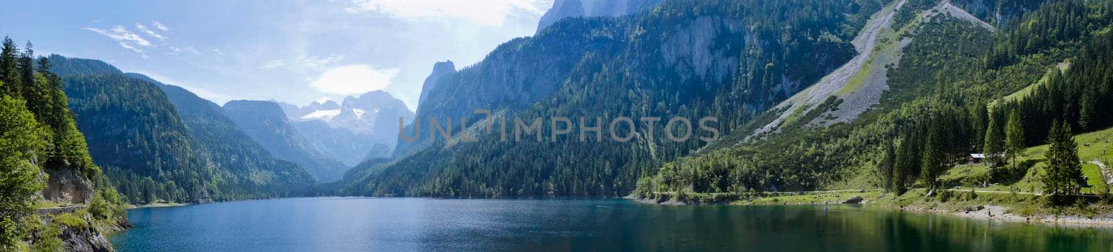 Gosau in Alps, Lake view, Austria, Europe