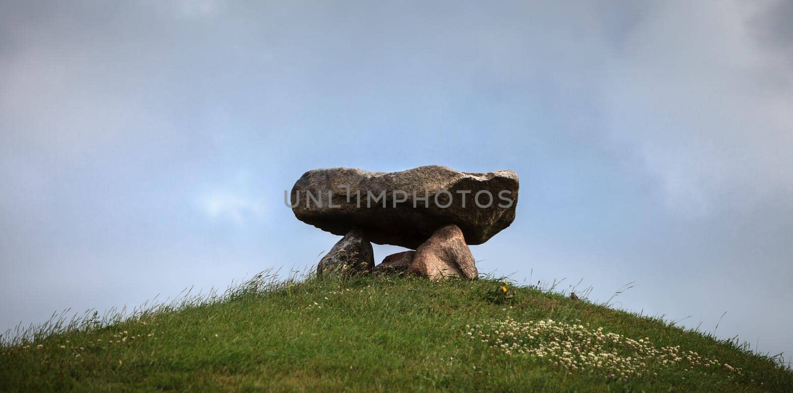 Big stones structure on top of a hill by palinchak