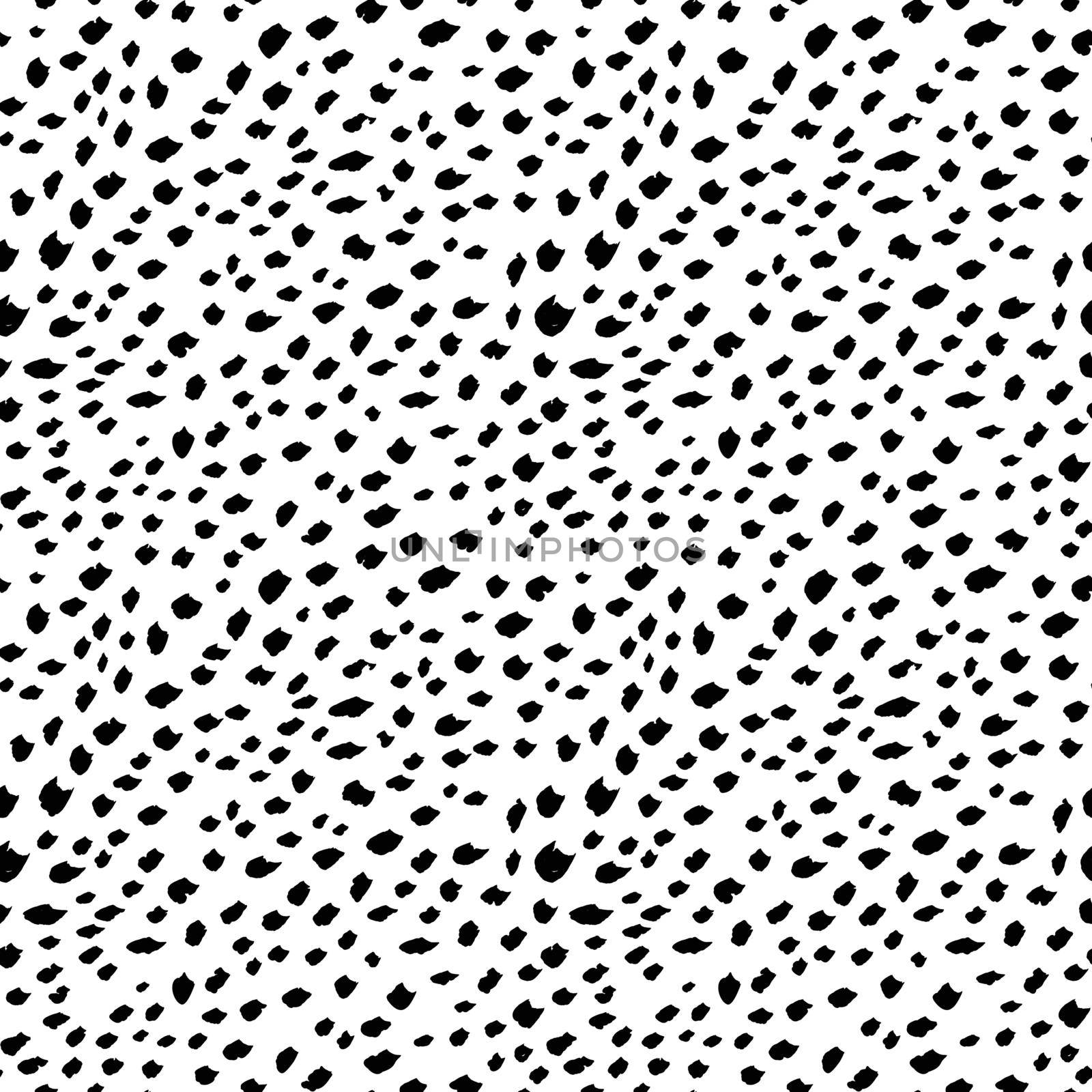 Abstract modern leopard seamless pattern. Animals trendy background. Black and white decorative vector illustration for print, card, postcard, fabric, textile. Modern ornament of stylized skin. by allaku