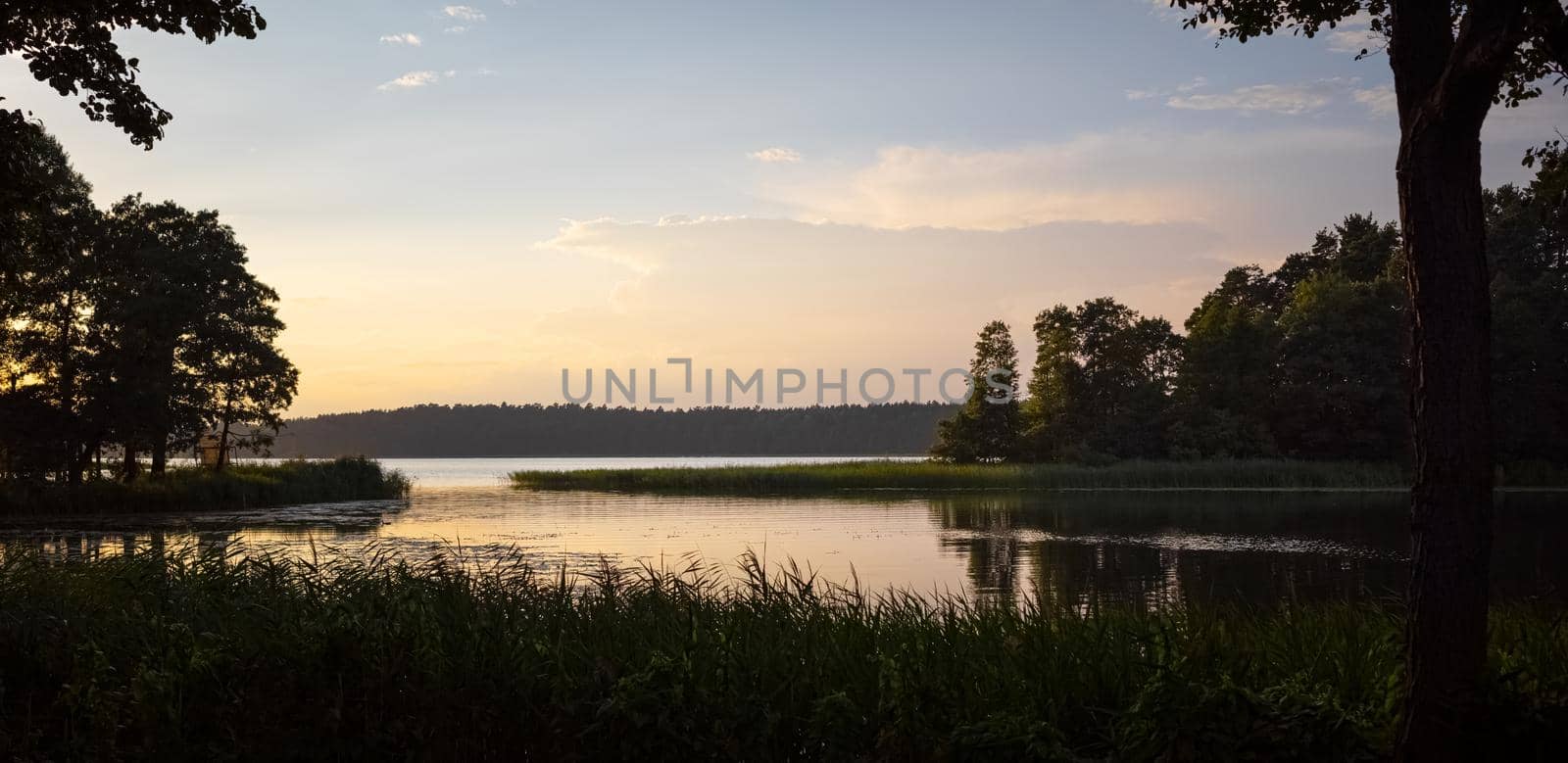 Biale lake in Augustow. Poland by palinchak