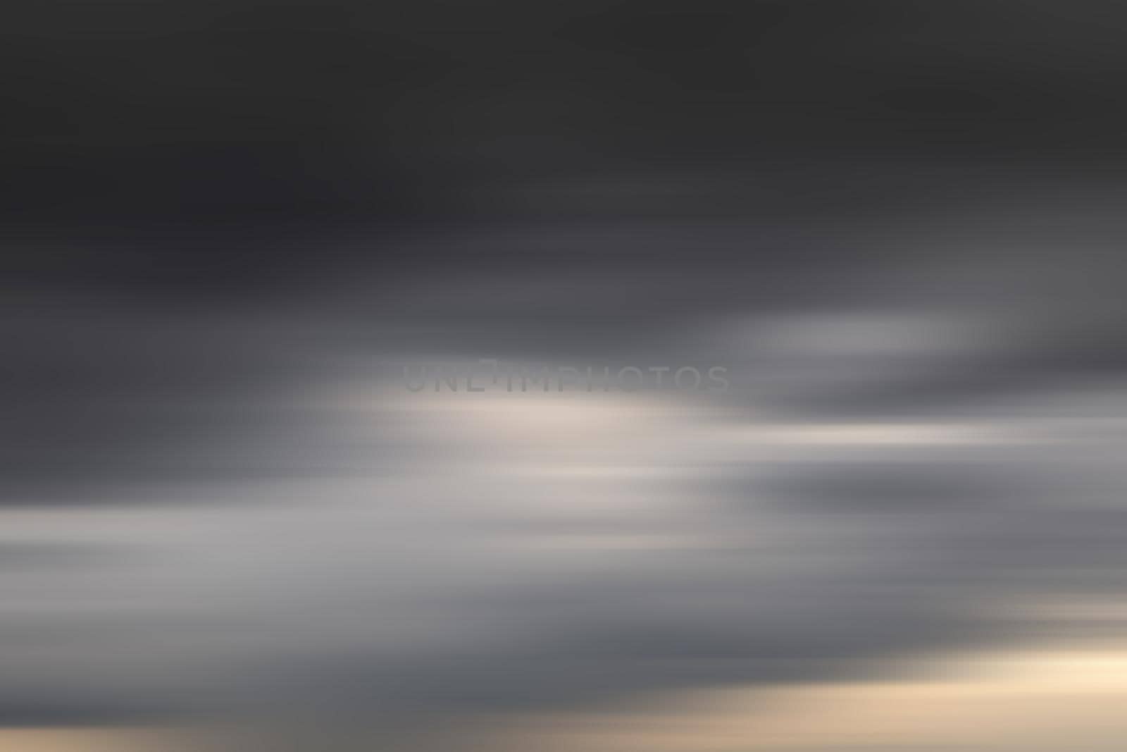 Abstract blurred nature background. Clouds in motion blur. Background for design and templates