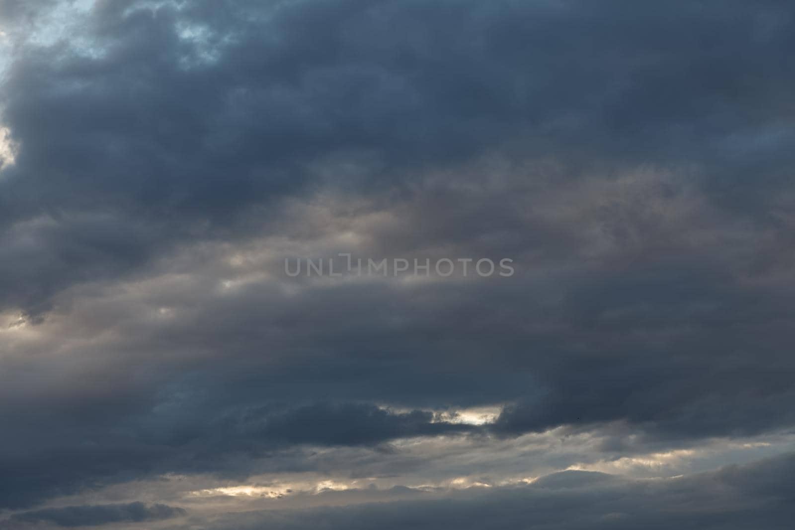 Nature background. Dramatic clouds on the sky