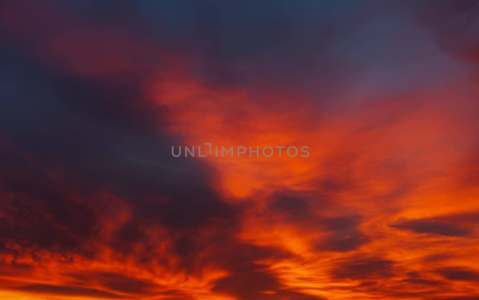 Nature background. Morning sky. Dramatic sunrise sky.