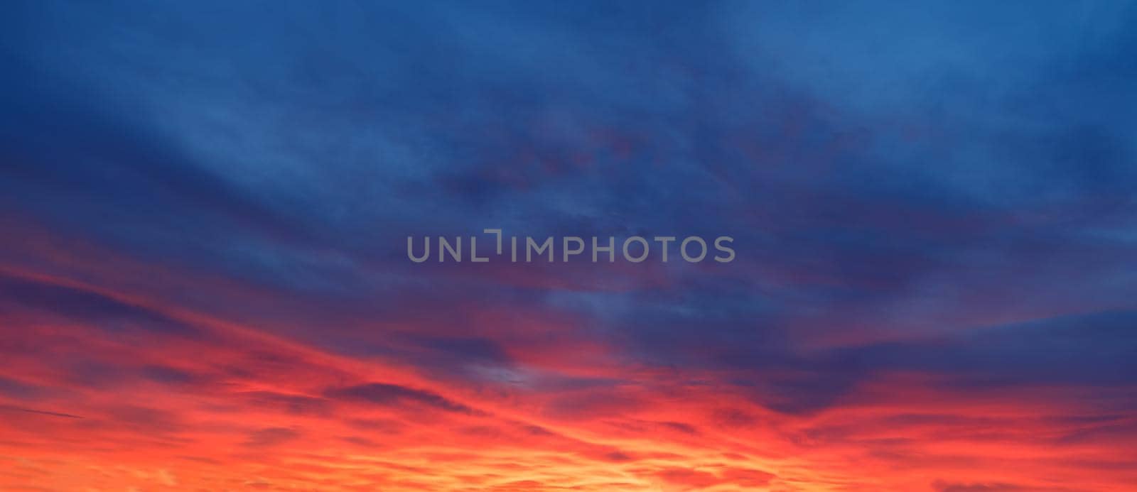 Dramatic sunset and sunrise sky by palinchak