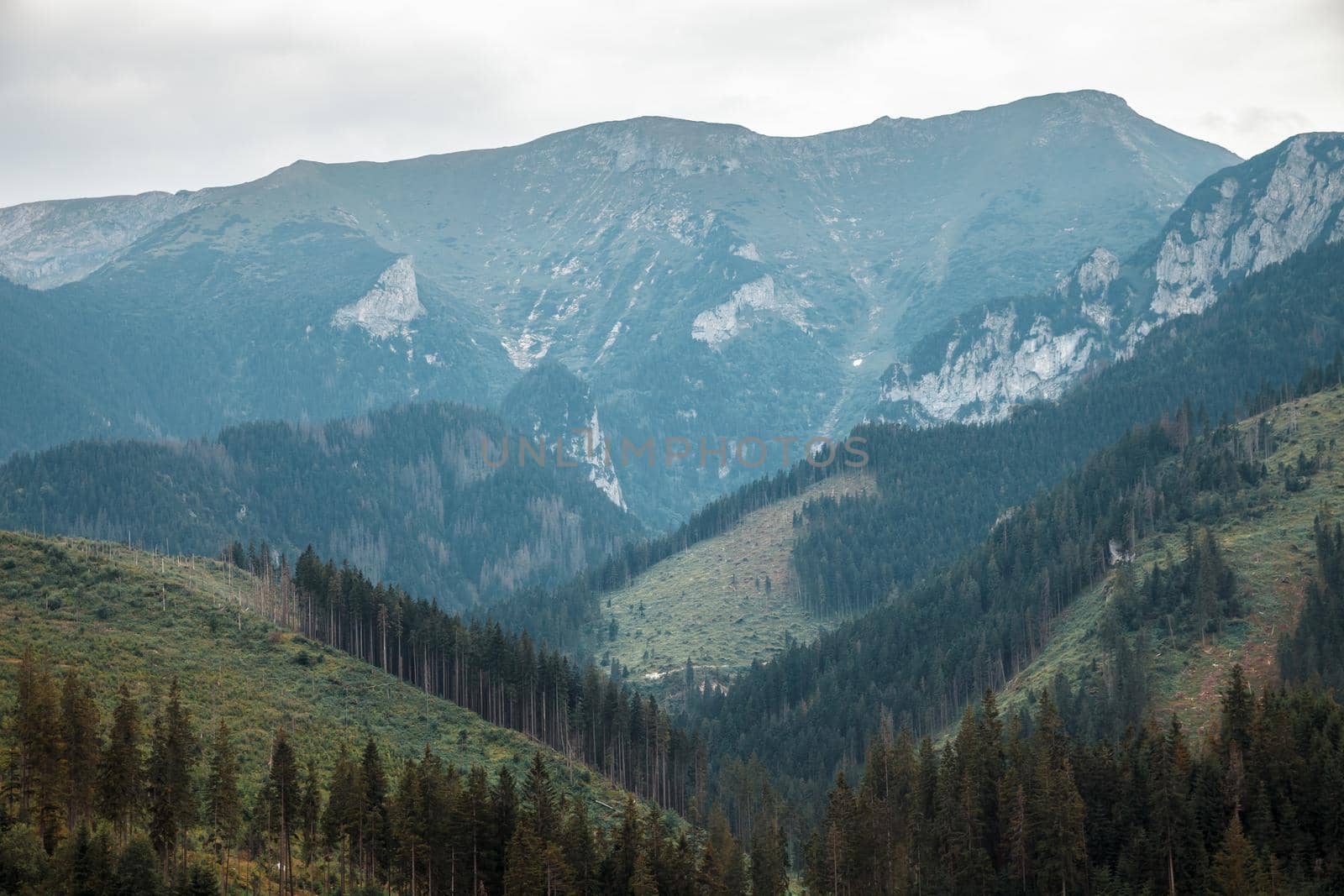Mountains in National Park High Tatra. Slovakia, Europe