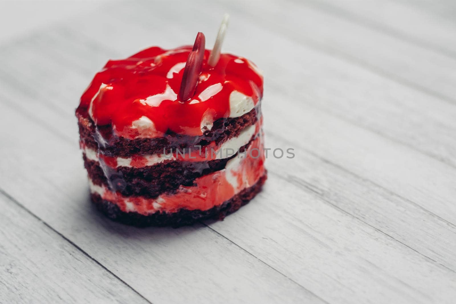 red round cake delight delicacy food diet wooden background. High quality photo