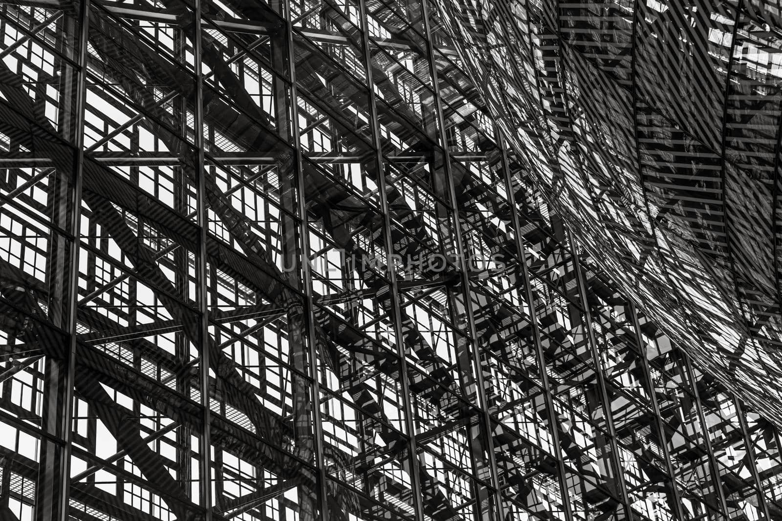 BRUSSELS, BELGIUM - May 14, 2019: Interior view of the EU Council building during the 10th EU-Eastern Partnership council meeting.
