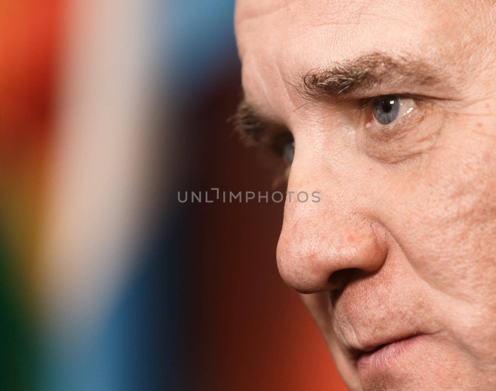 BRUSSELS, BELGIUM - Nov 24, 2017: Prime Minister of the Kingdom of Sweden Stefan Lofven at the Fifth Eastern Partnership Summit

