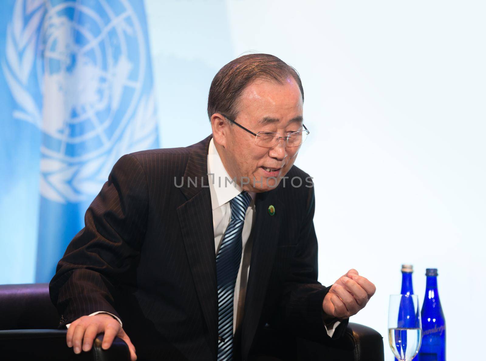 WASHINGTON D.C., USA - Apr 01, 2016: UN Secretary General Ban Ki-moon during the Nuclear Security Summit in Washington