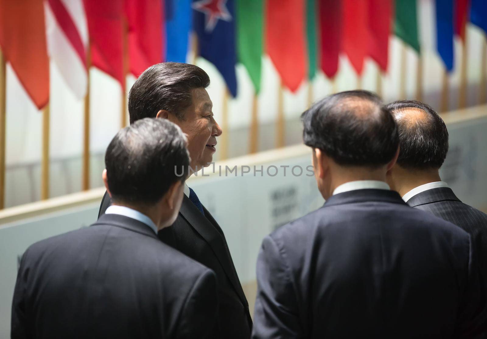 WASHINGTON D.C., USA - Apr 01, 2016: President of the People's Republic of China Xi Jinping Nuclear on the Nuclear Security Summit in Washington. Working moments of the summit