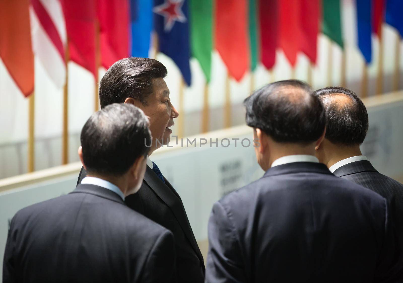 WASHINGTON D.C., USA - Apr 01, 2016: President of the People's Republic of China Xi Jinping Nuclear on the Nuclear Security Summit in Washington. Working moments of the summit