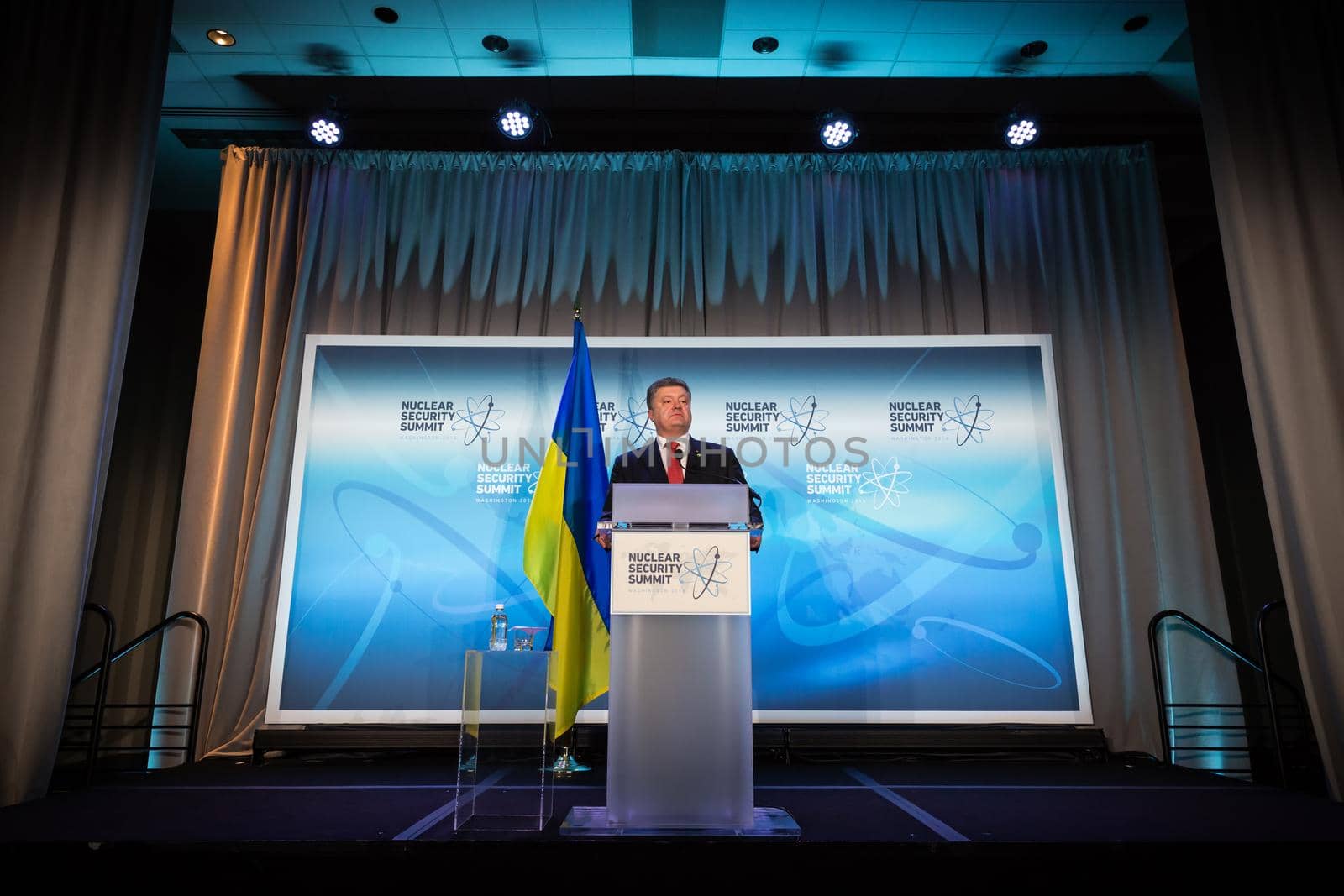 WASHINGTON D.C., USA - Apr 01, 2016: President of Ukraine Petro Poroshenko at the Nuclear Security Summit in Washington.
