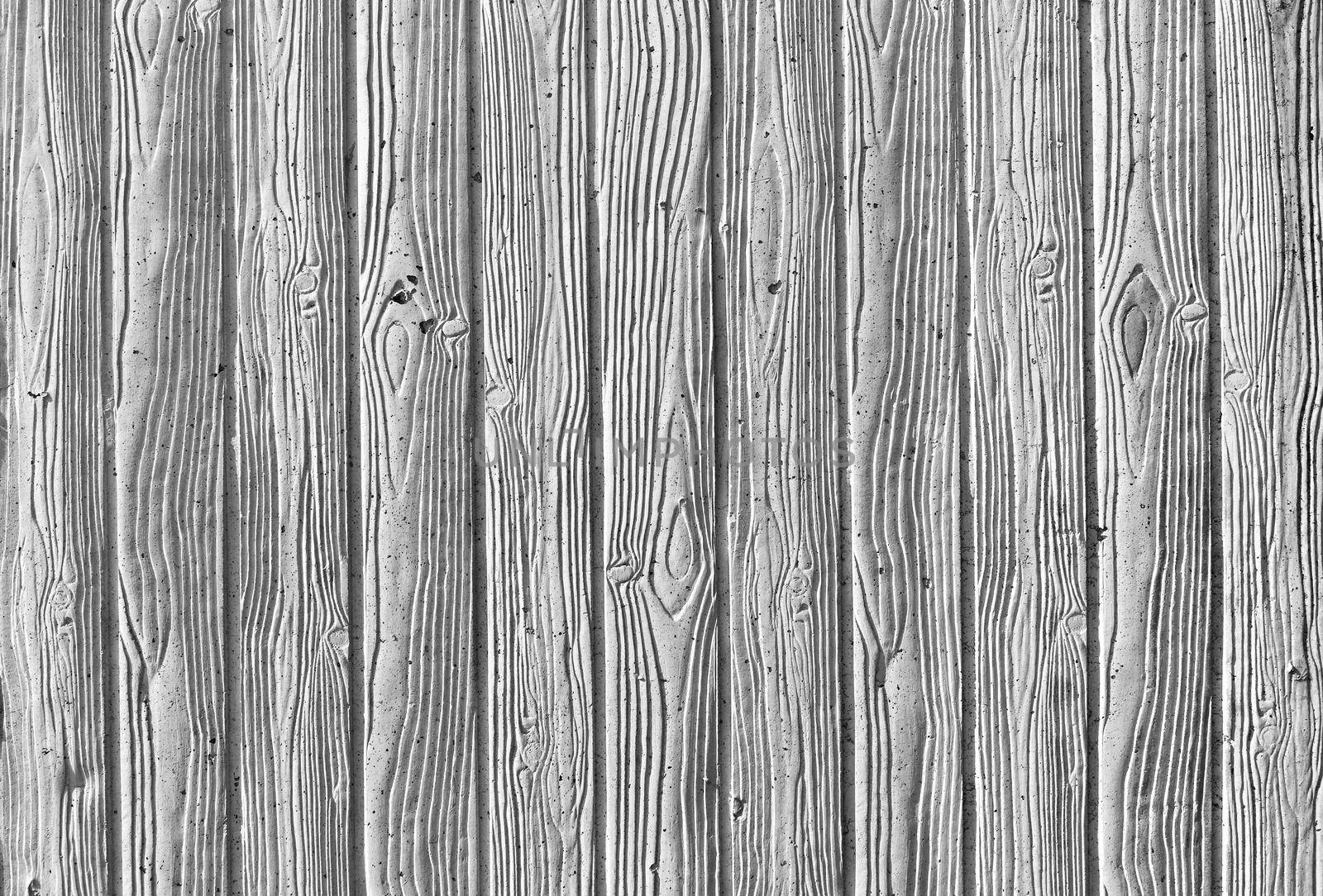 Imprint of wood texture in cast concrete - wood texture