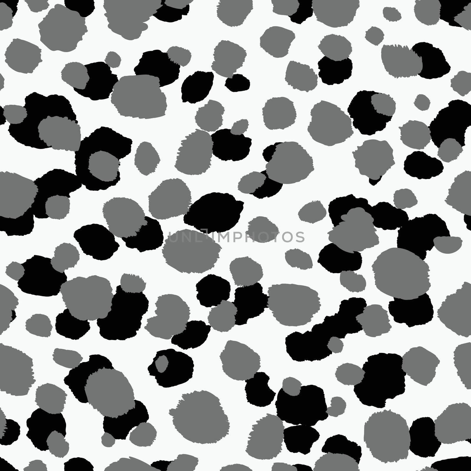 Abstract modern leopard seamless pattern. Animals trendy background. Grey decorative vector stock illustration for print, card, postcard, fabric, textile. Modern ornament of stylized skin.