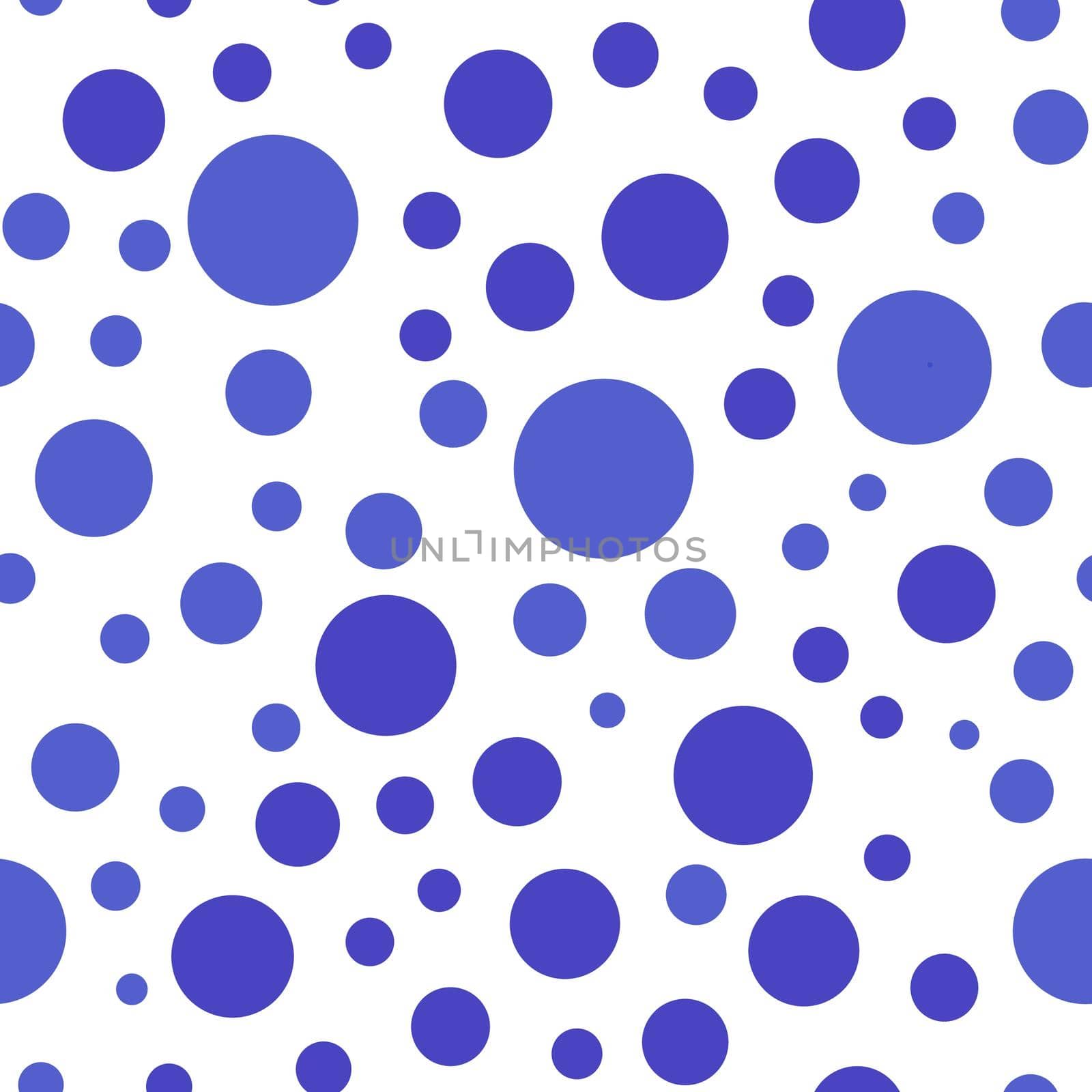Abstract seamless pattern with colorful balls.Illustration of overlapping colorful dots pattern for background abstract.Polka dots ornament.Good for invitation,poster,card,flyer,banner,textile,fabric by Angelsmoon
