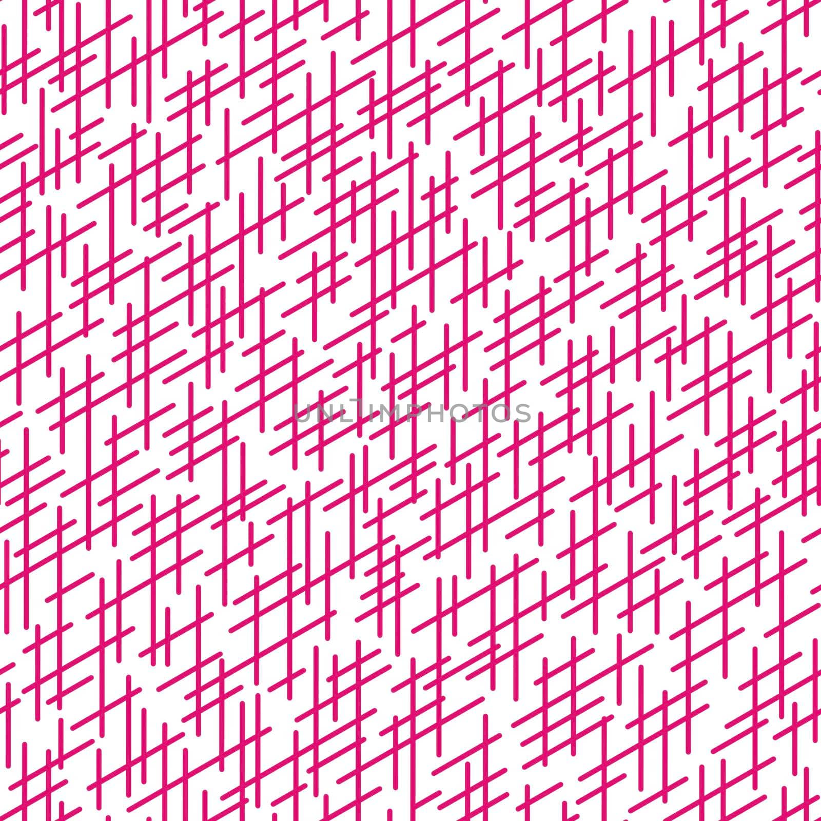 Randomly crossing lines making pattern.Chaotic short lines seamless pattern,chips and sticks modern repeatable motif.Good for print, textile,fabric, background, wrapping paper.Pink white colors by Angelsmoon