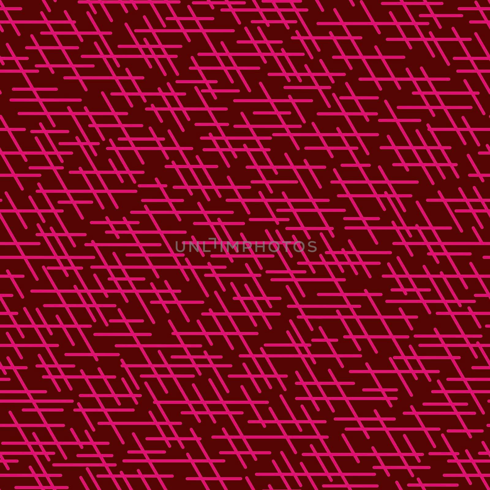 Randomly crossing lines making pattern.Chaotic short lines seamless pattern,chips and sticks modern repeatable motif.Good for print, textile,fabric, background, wrapping paper.Burgundy pink colors by Angelsmoon