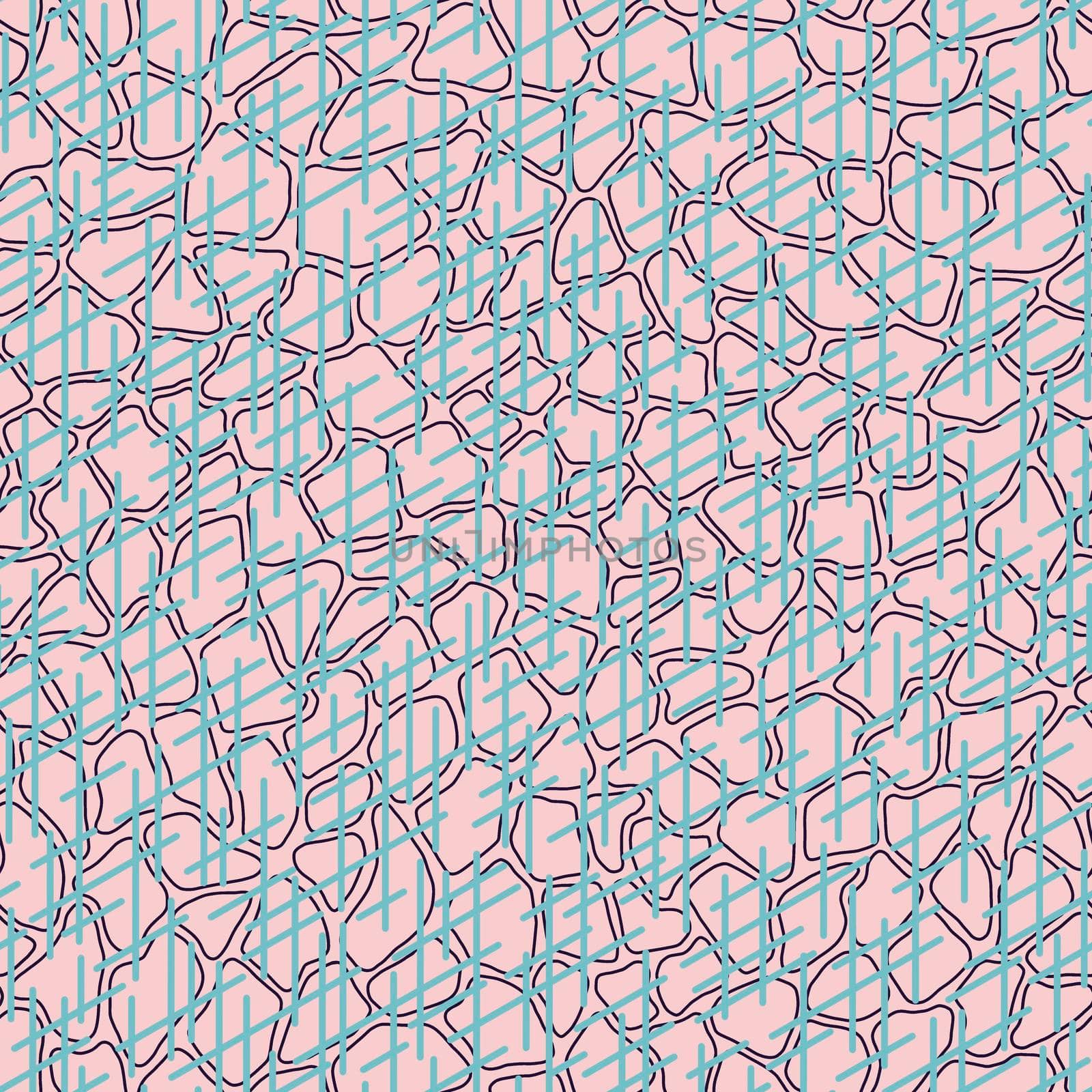 Randomly crossing lines making pattern.Chaotic short lines seamless pattern,chips and sticks modern repeatable motif.Good for print,textile,fabric,background,wrapping paper.Pink burgundy azure colors by Angelsmoon