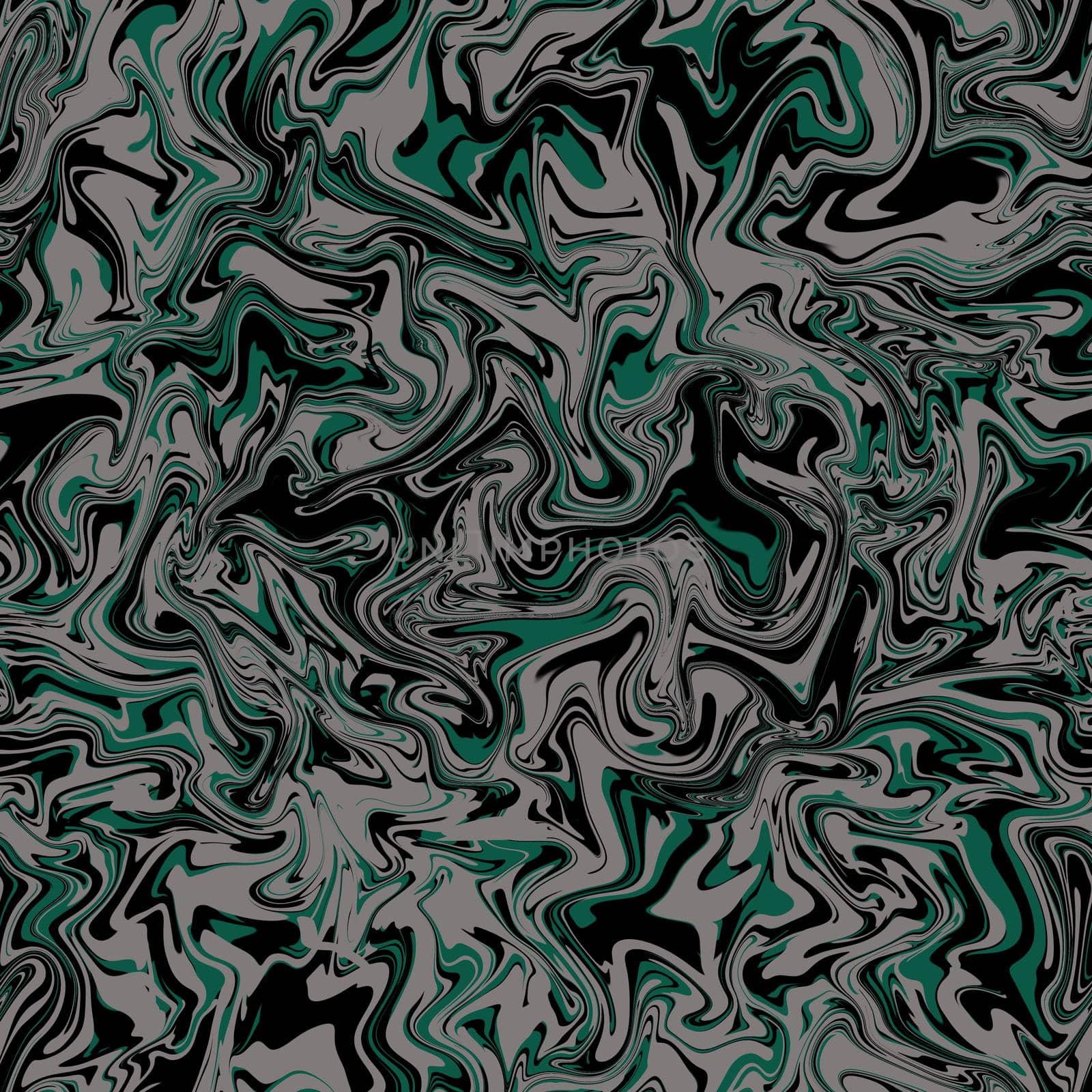 Abstract seamless pattern. Liquid marble wave colorful art background texture.Good for fabric, cover, flyer, brochure, poster, Invitation, floor, wall and wrapping paper. Gray, green, black colors.