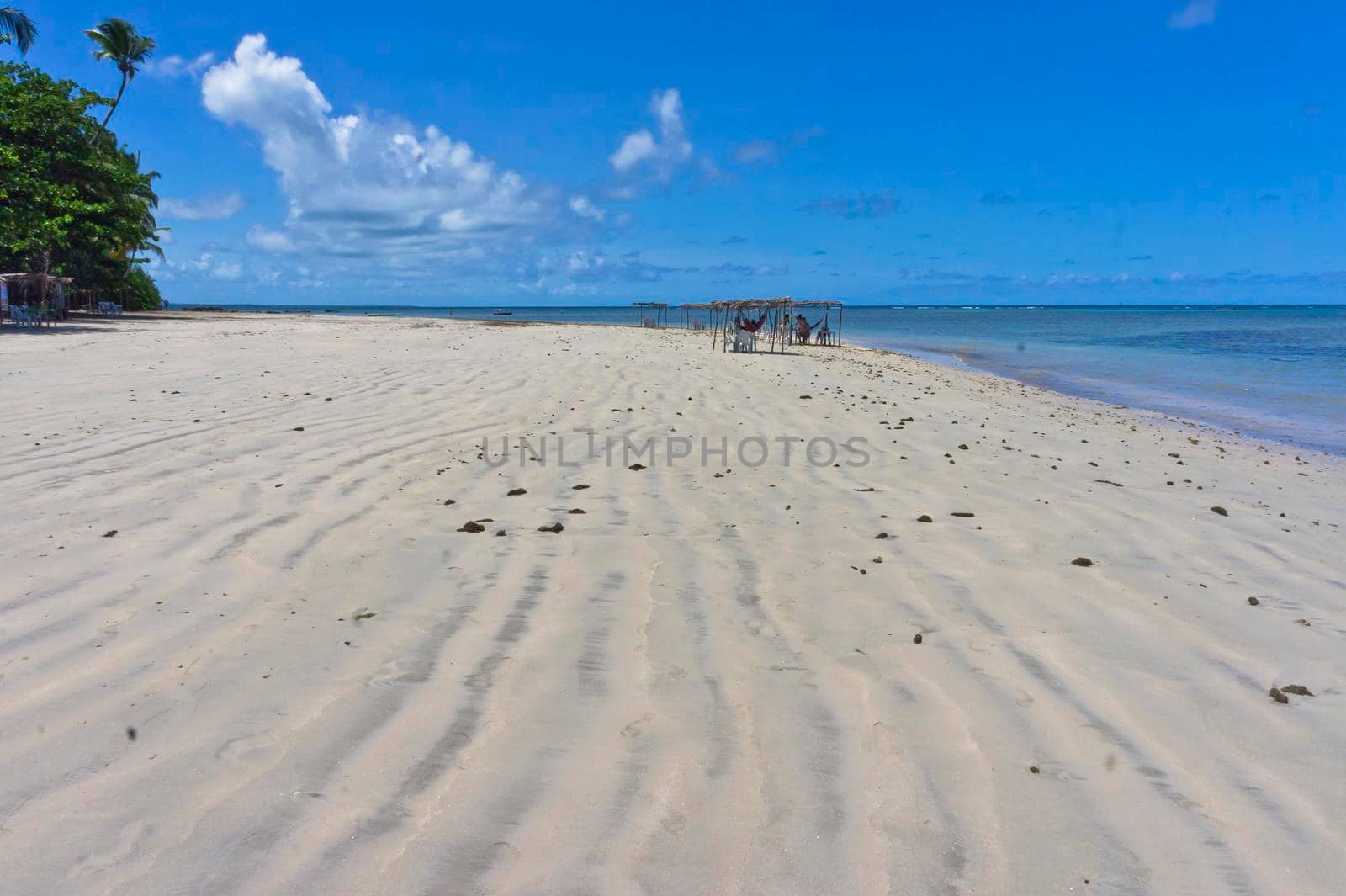 Morro de Sao Paulo, Tropical beach view, Bahia, Brazil, South America