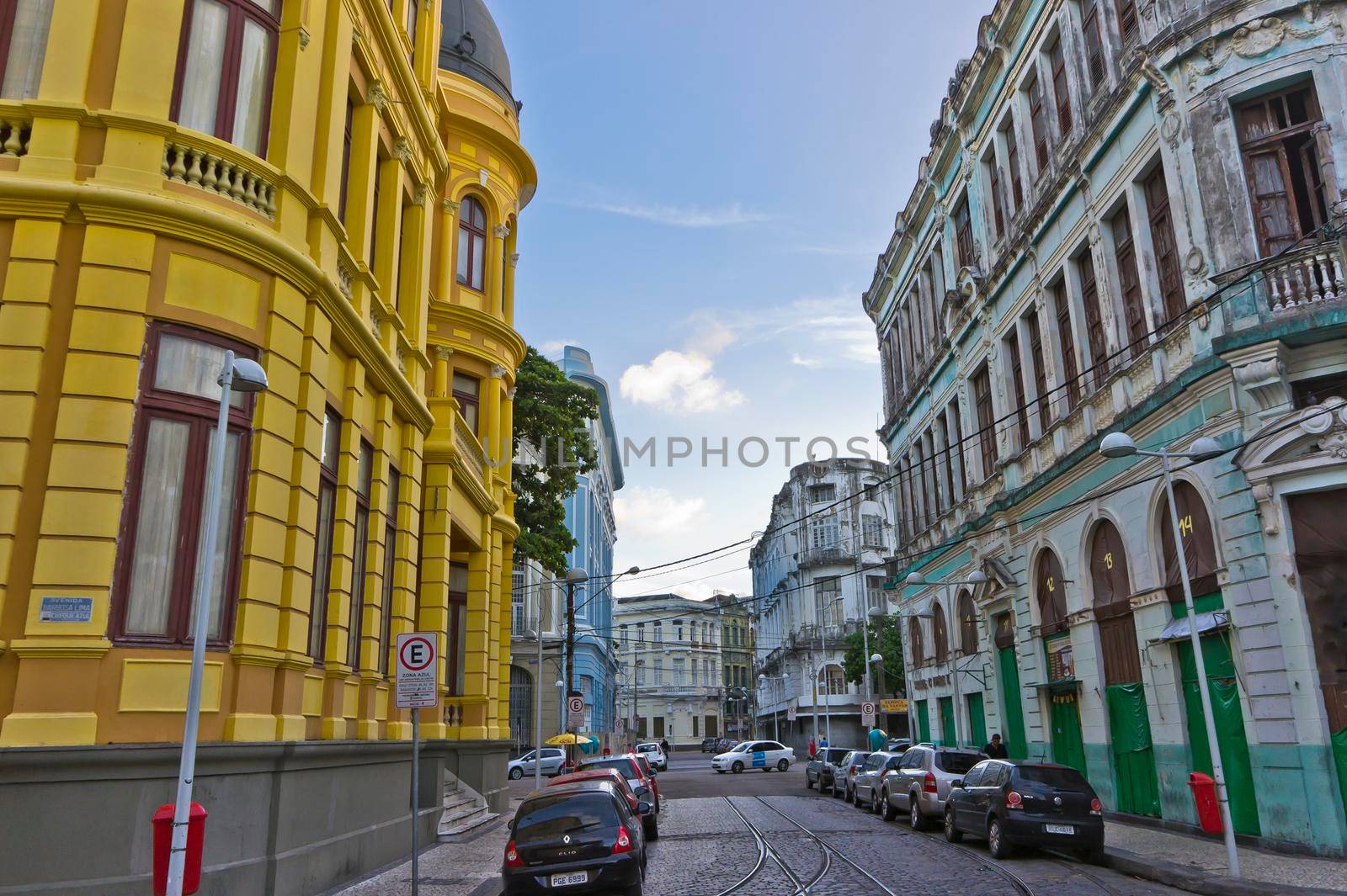 Recife, Old city street view, Brazil, South America