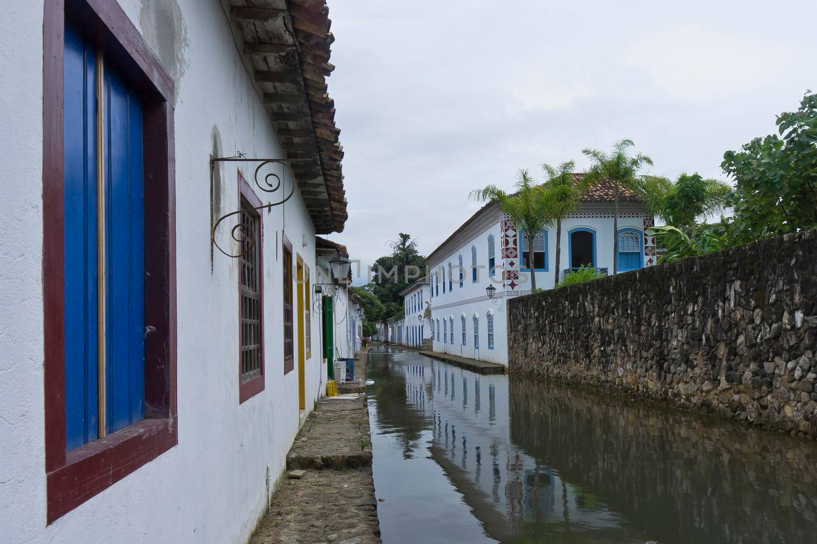 Paraty, Old city street view, Brazil, South America