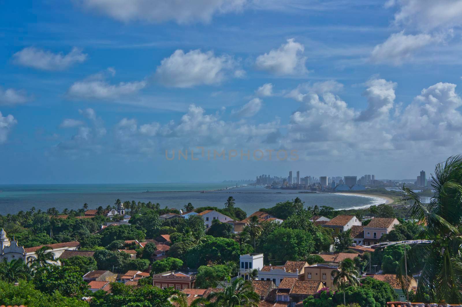 Olinda, Old city street view, Brazil, South America by giannakisphoto