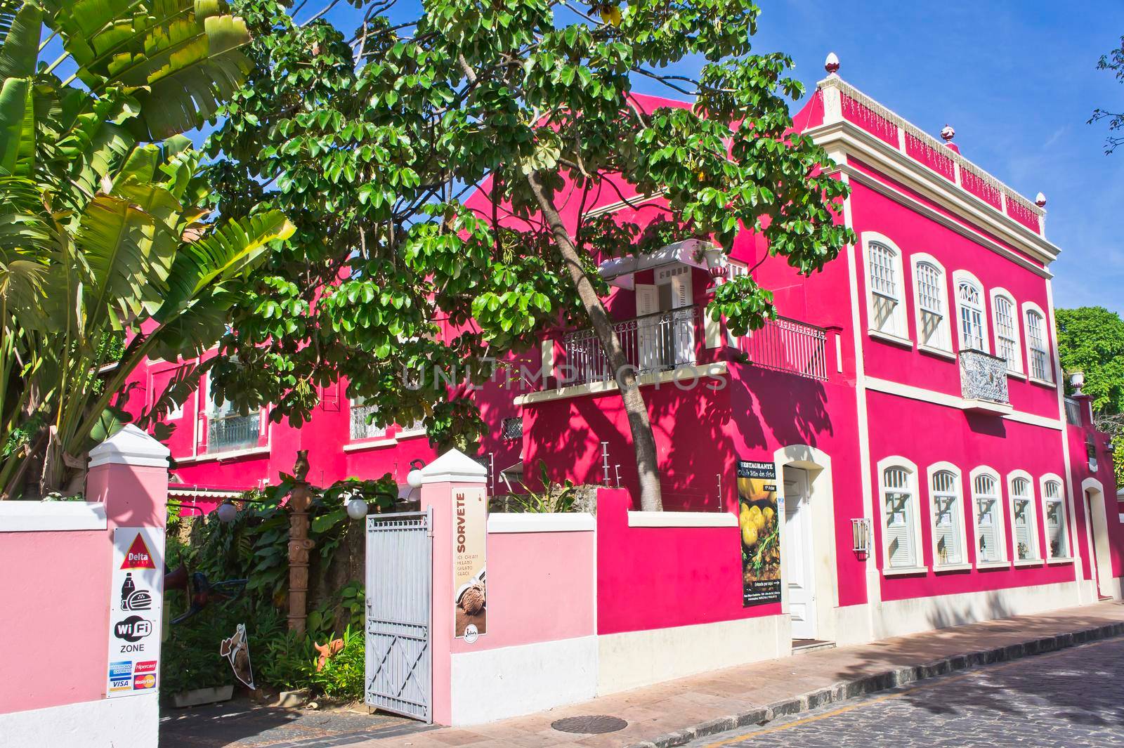 Olinda, Old city street view, Brazil, South America