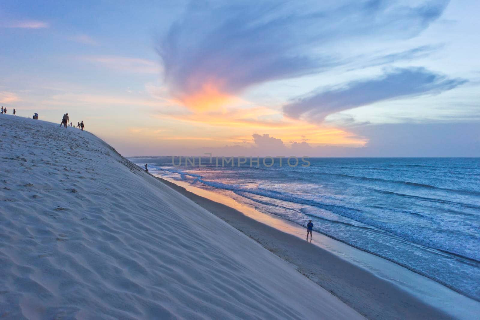 Jericoacoara, Tropical beach sunset view, Brazil, South America by giannakisphoto