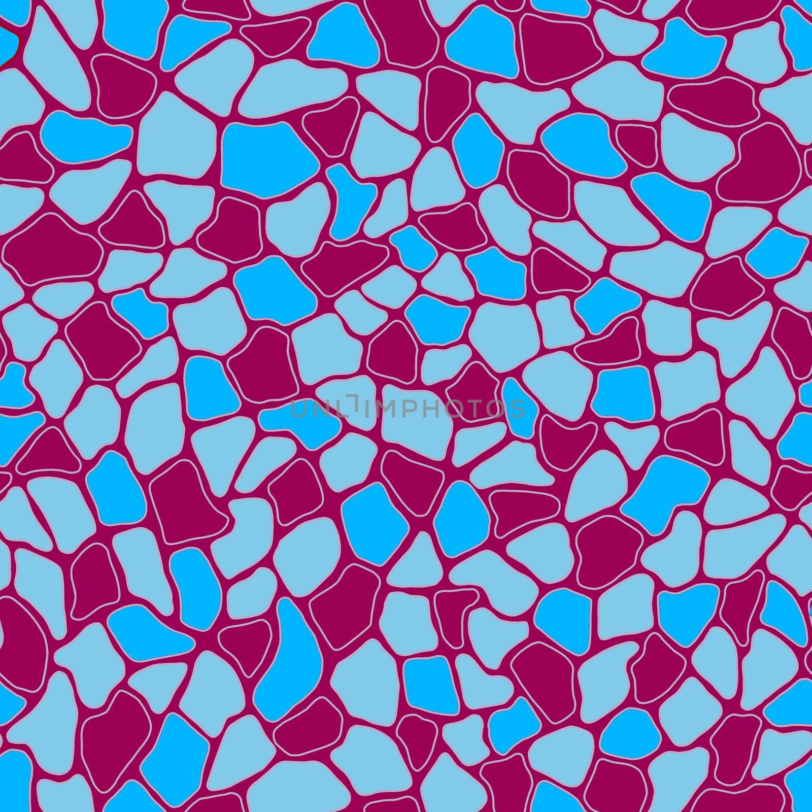 Terrazzo modern trendy colorful seamless pattern.Abstract creative backdrop with chaotic small pieces irregular shapes. Ideal for wrapping paper,textile,print,wallpaper,terrazzo flooring.Pink azure.