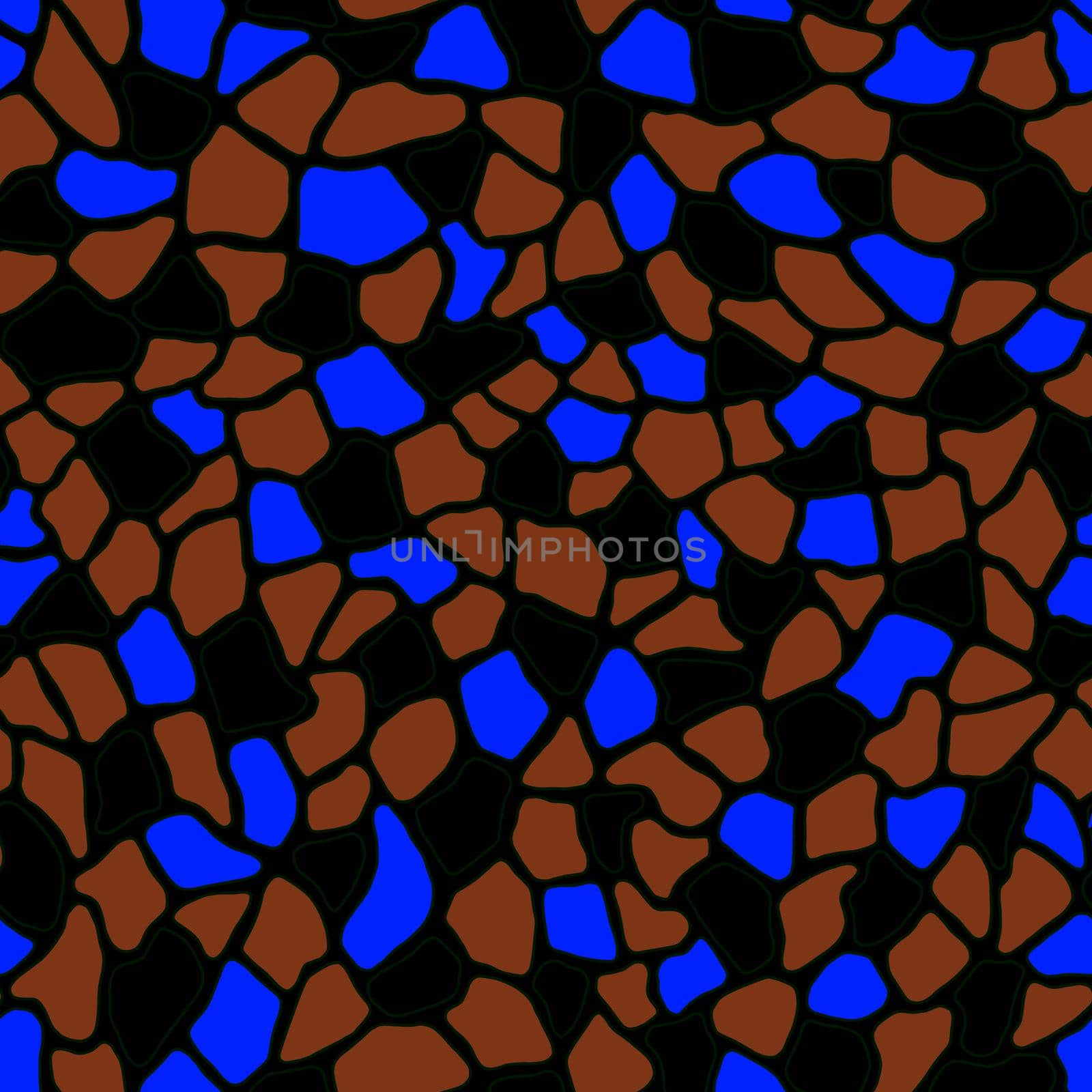 Terrazzo modern trendy colorful seamless pattern.Abstract creative backdrop with chaotic small pieces irregular shapes. Ideal for wrapping paper,textile,print,wallpaper,terrazzo flooring.Brown black.