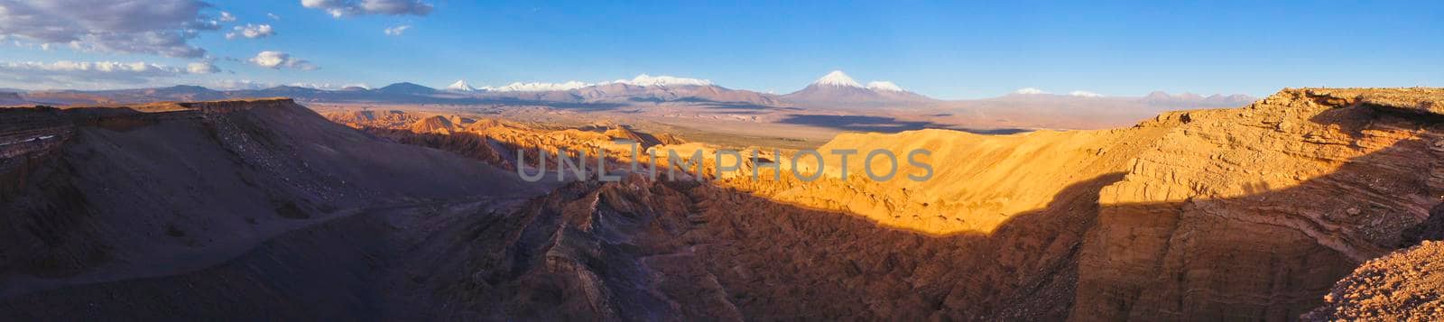 Atacama Desert, Natural landscape with Licancabur Volcano, Chile, South America