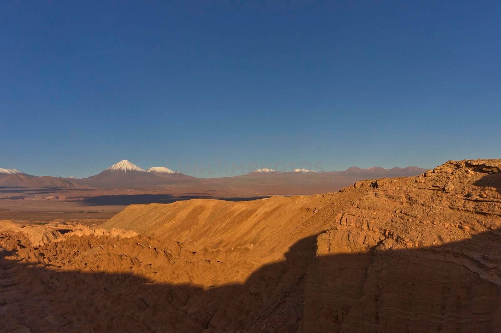 Atacama Desert, Natural landscape with Licancabur Volcano, Chile, South America by giannakisphoto