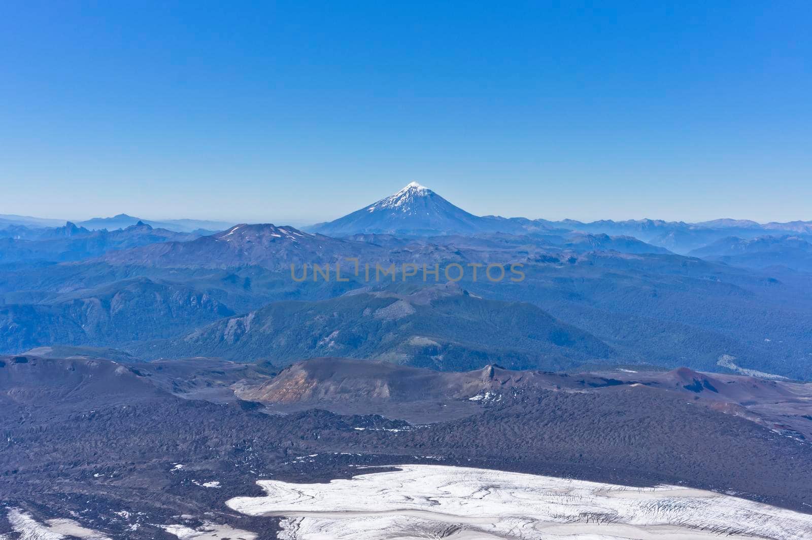 Pucon, Lanin Volcano, Patagonia, Chile, South America by giannakisphoto