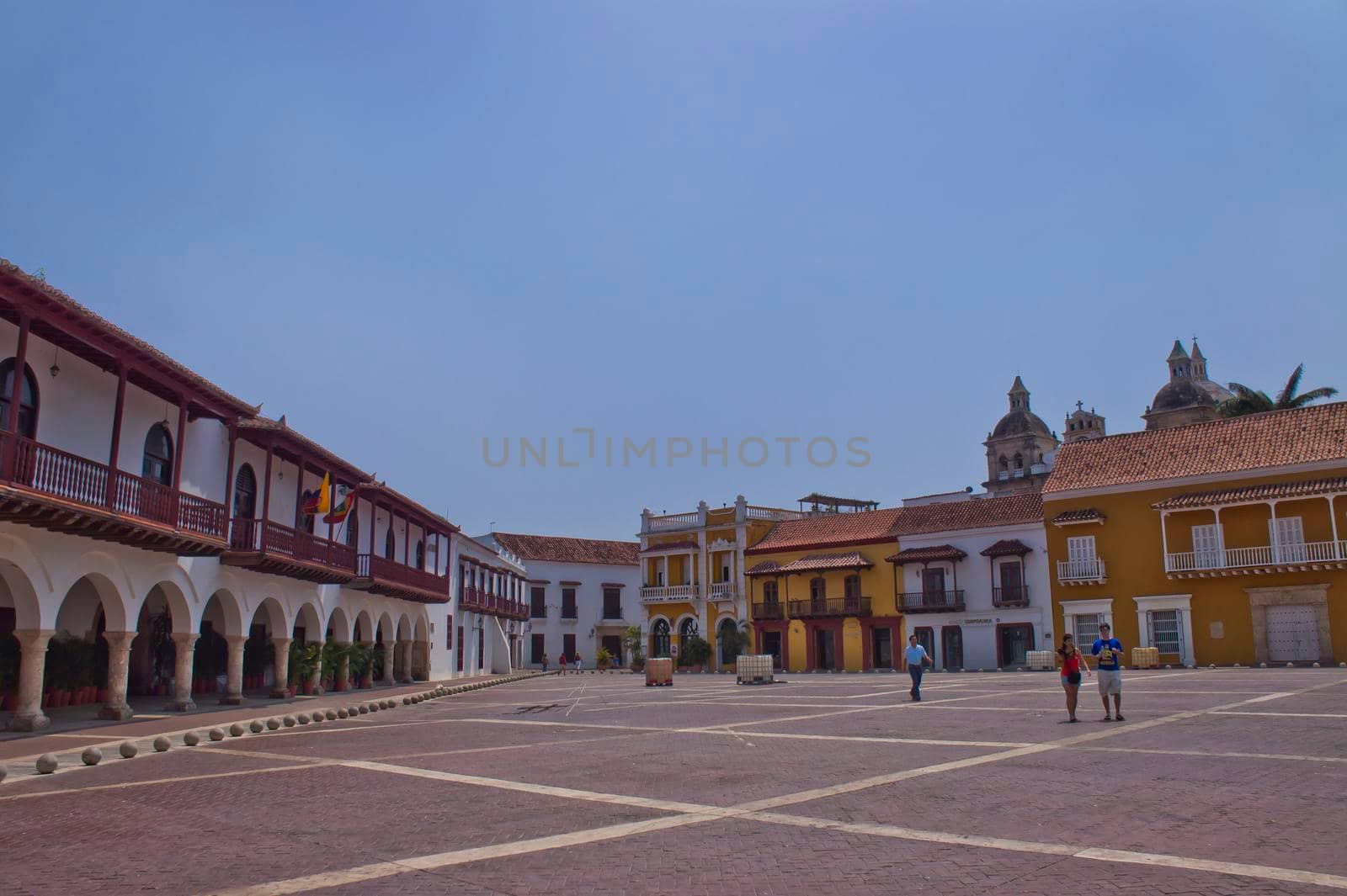 Cartagena, Old city street view, Colombia, South America