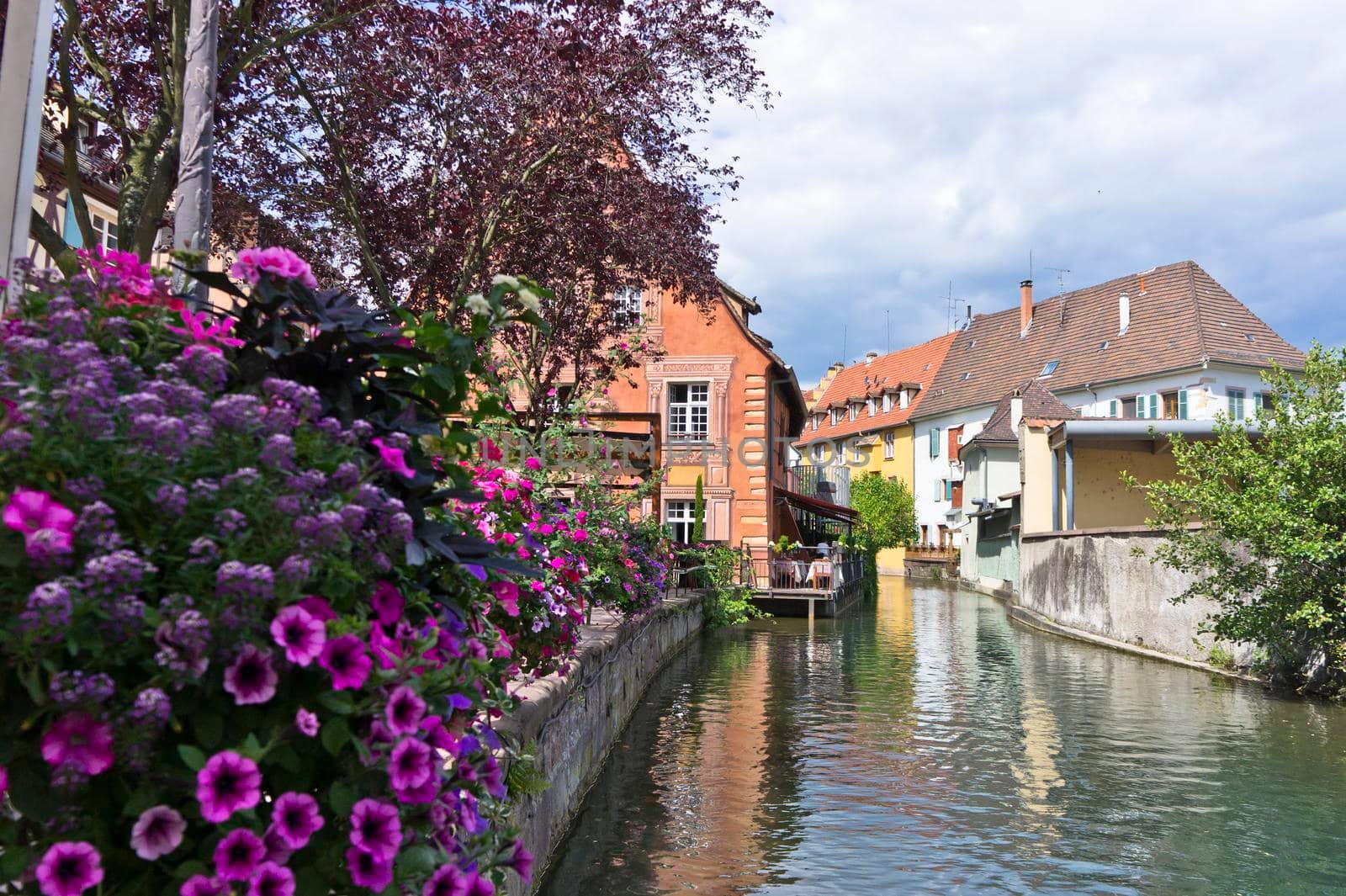 Colmar, Old city canal view, France