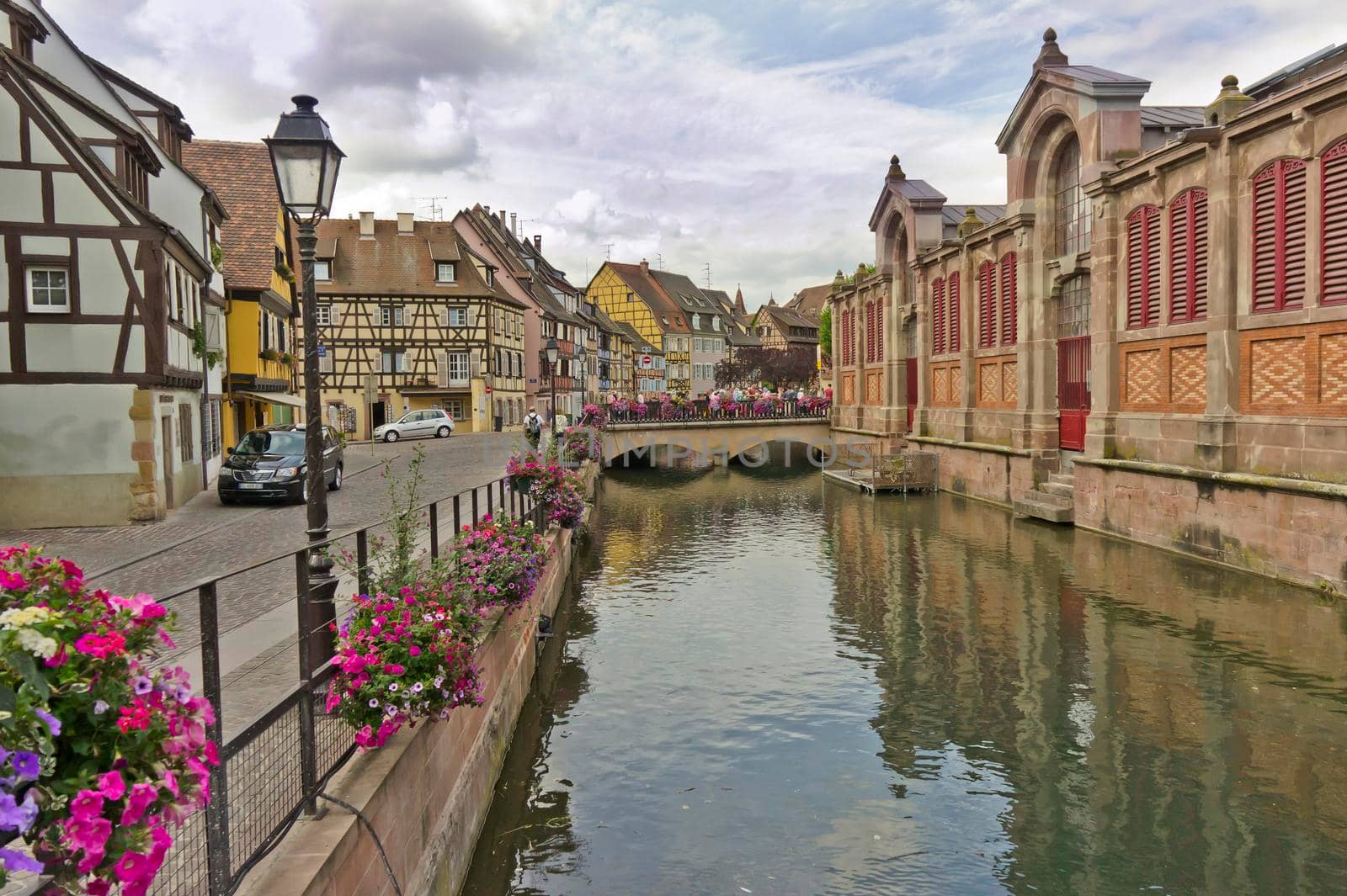 Colmar, Old city canal view, France