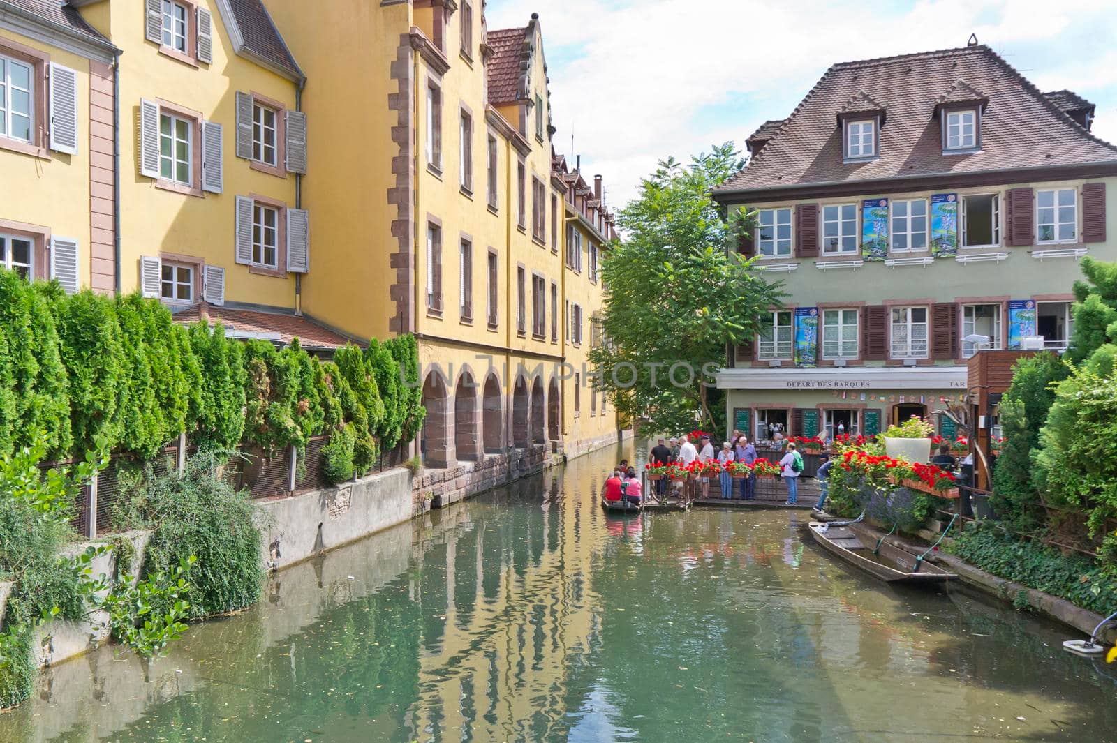 Colmar, Old city canal view, France