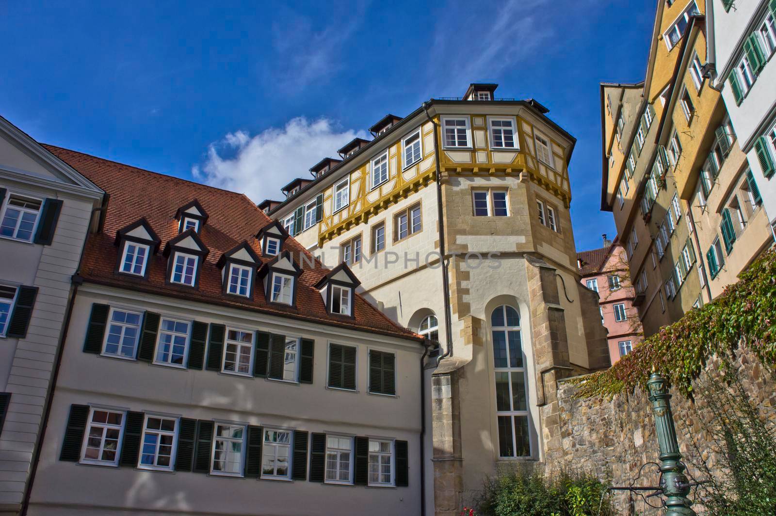 Tübingen, Old city street view, Germany by giannakisphoto