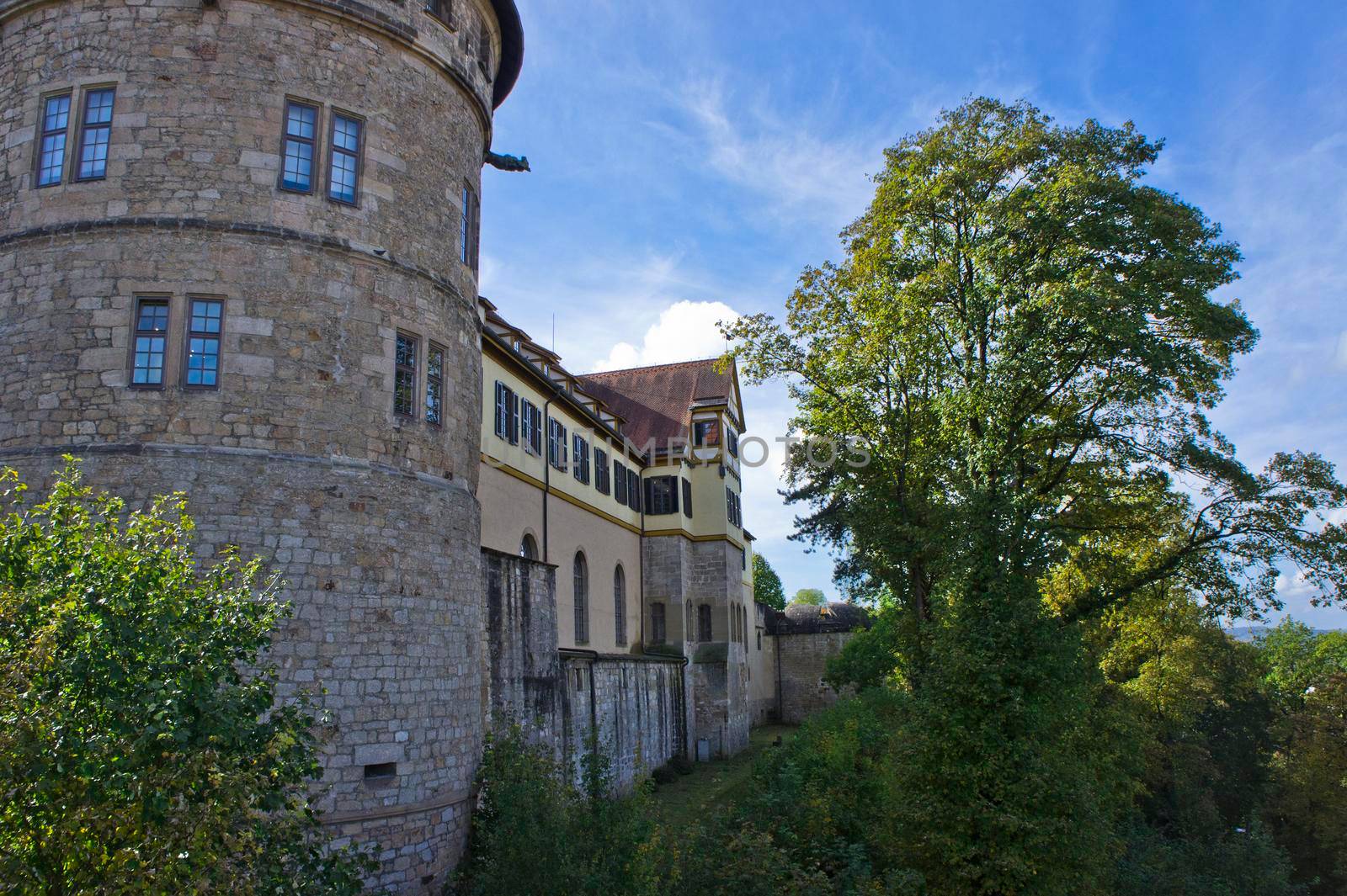 Tübingen, Old city view from the hill, Germany