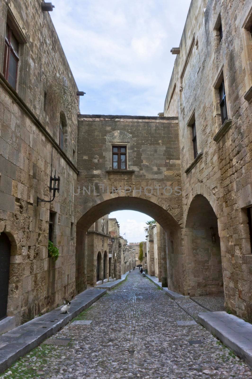 Rhodes Island, Old city, Street of the Knights view, Greece, Europe by giannakisphoto