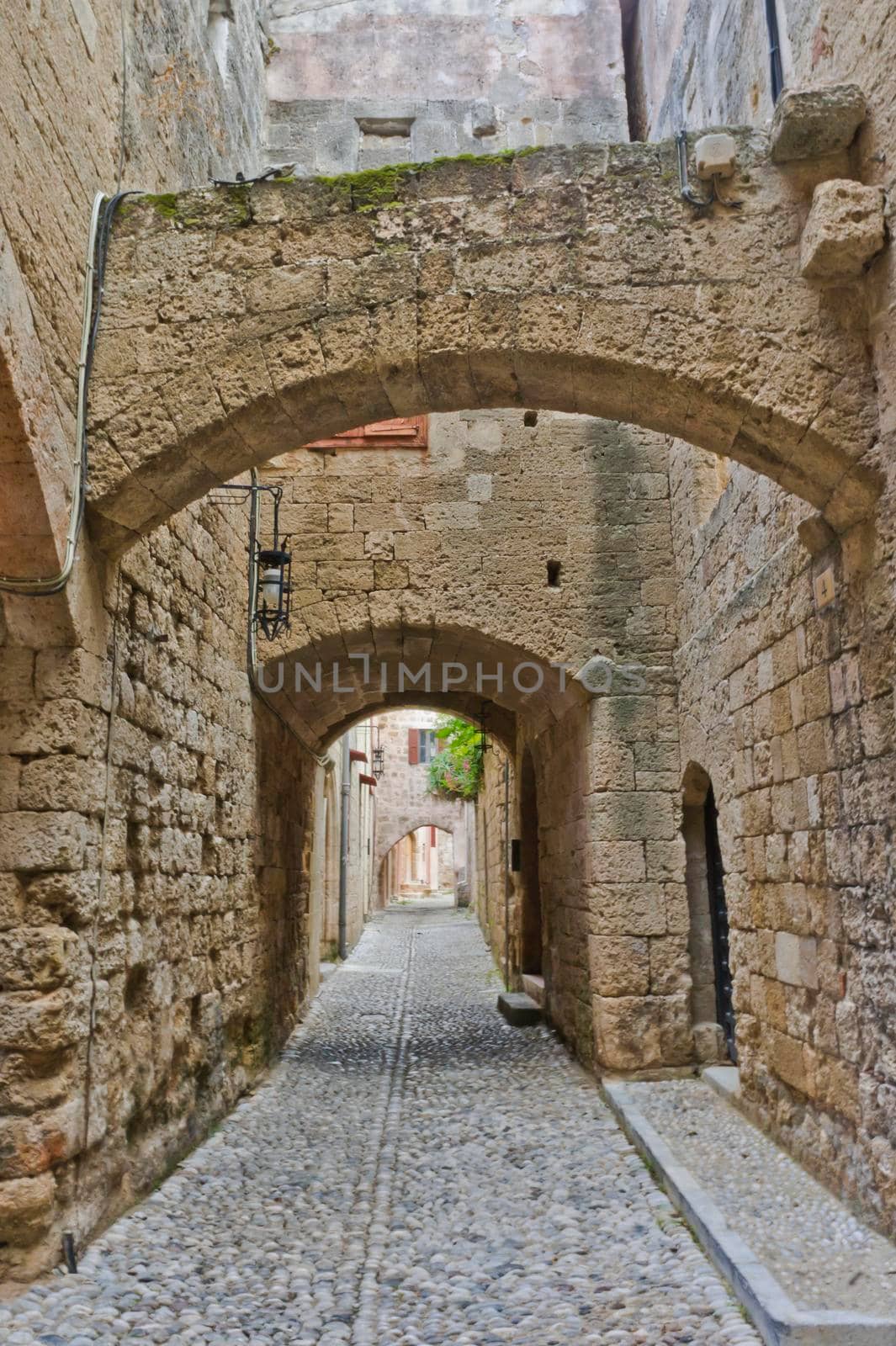 Rhodes Island, Old city, Street of the Knights view, Greece, Europe by giannakisphoto